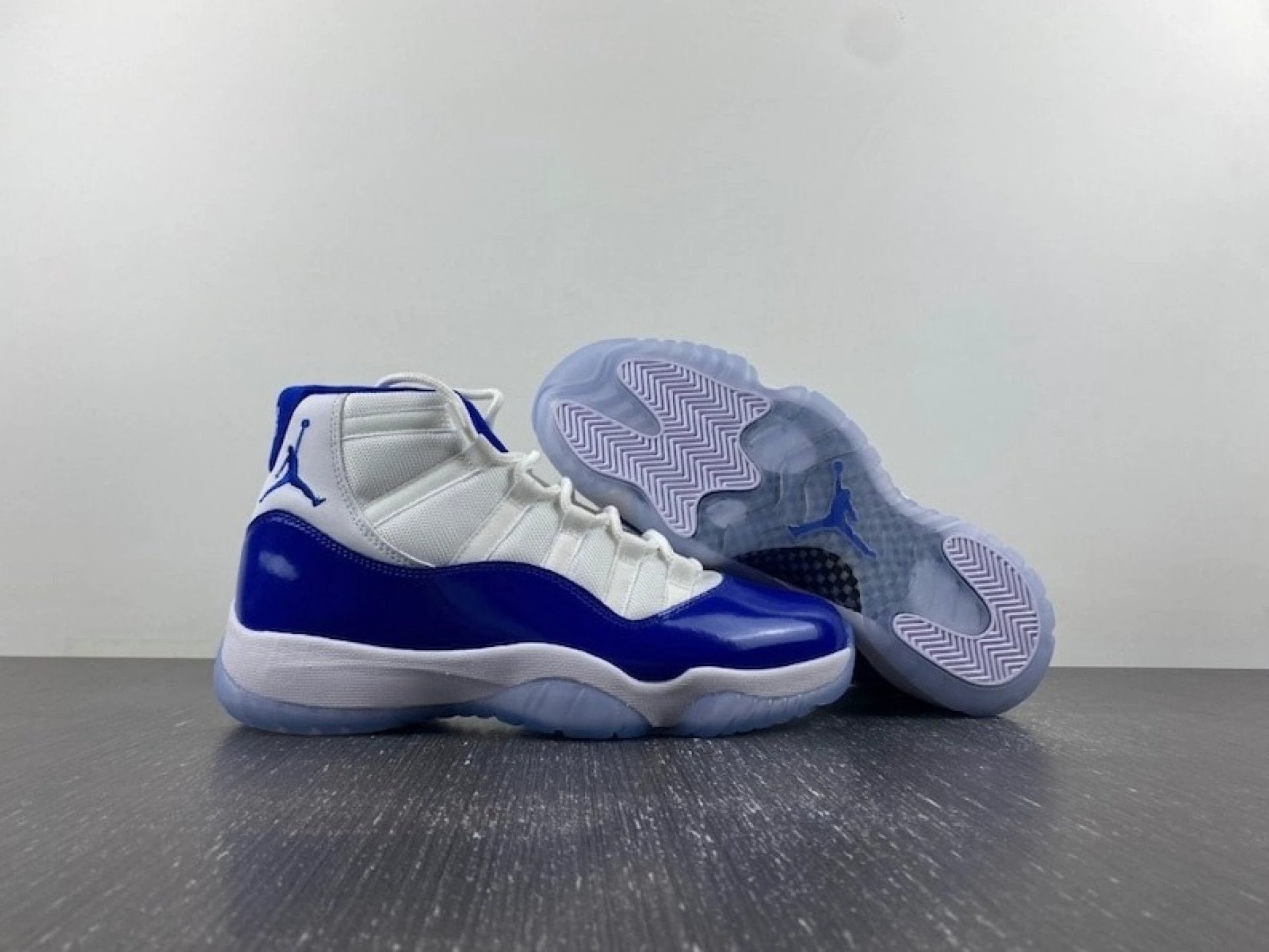 Air Jordan 11 Retro High Wmns “barons” Blue Sneakers by Air Jordan