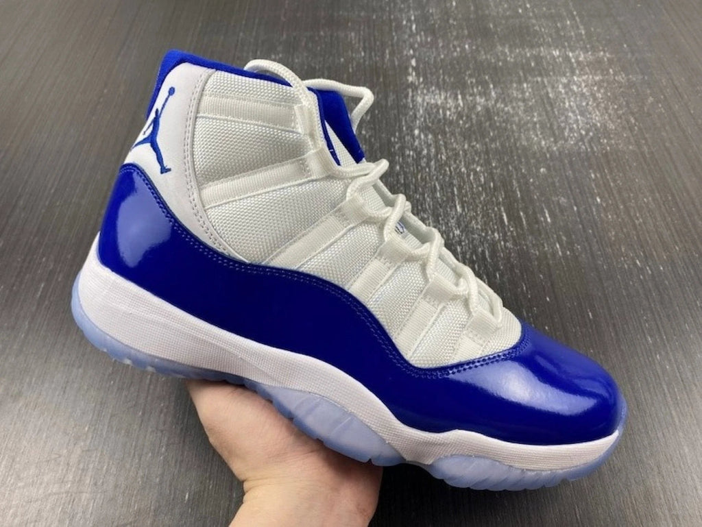 Air Jordan 11 Retro High Wmns “barons” Blue Sneakers by Air Jordan
