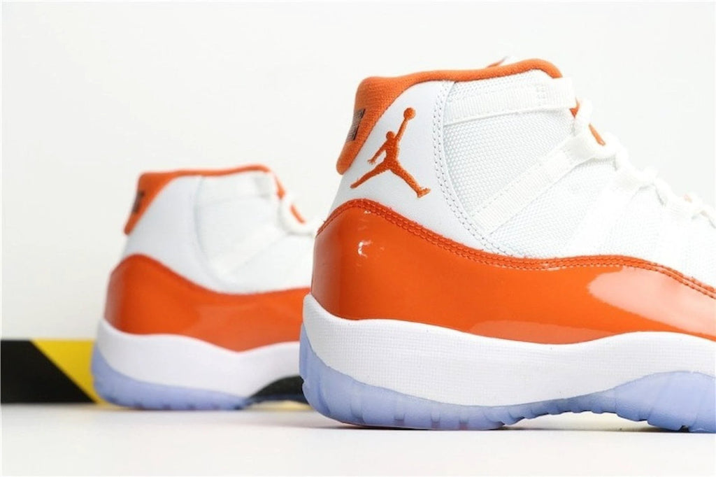 Air Jordan 11 ‘florida Gators’ White Orange Sneakers by Air Jordan