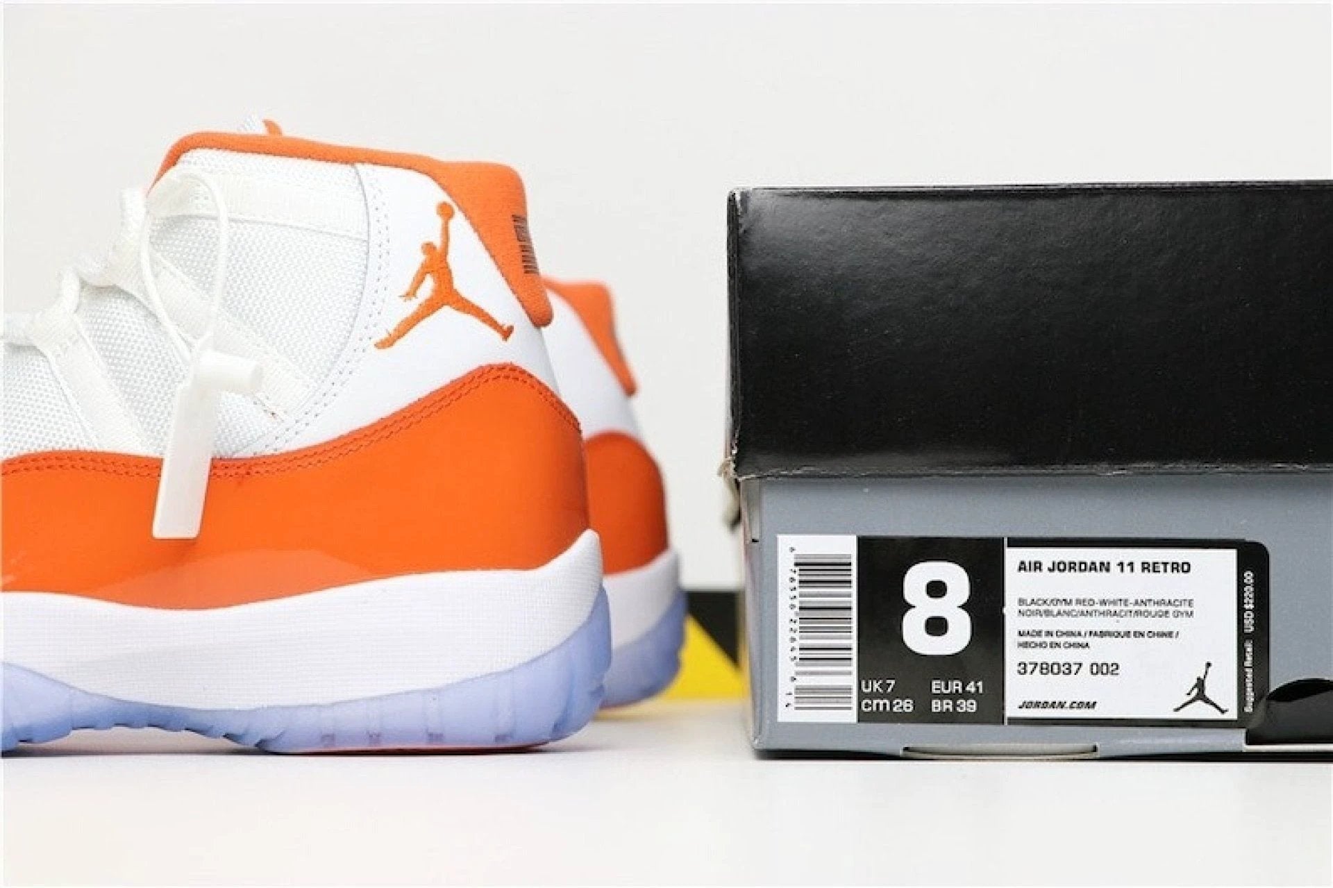 Air Jordan 11 ‘florida Gators’ White Orange Sneakers by Air Jordan