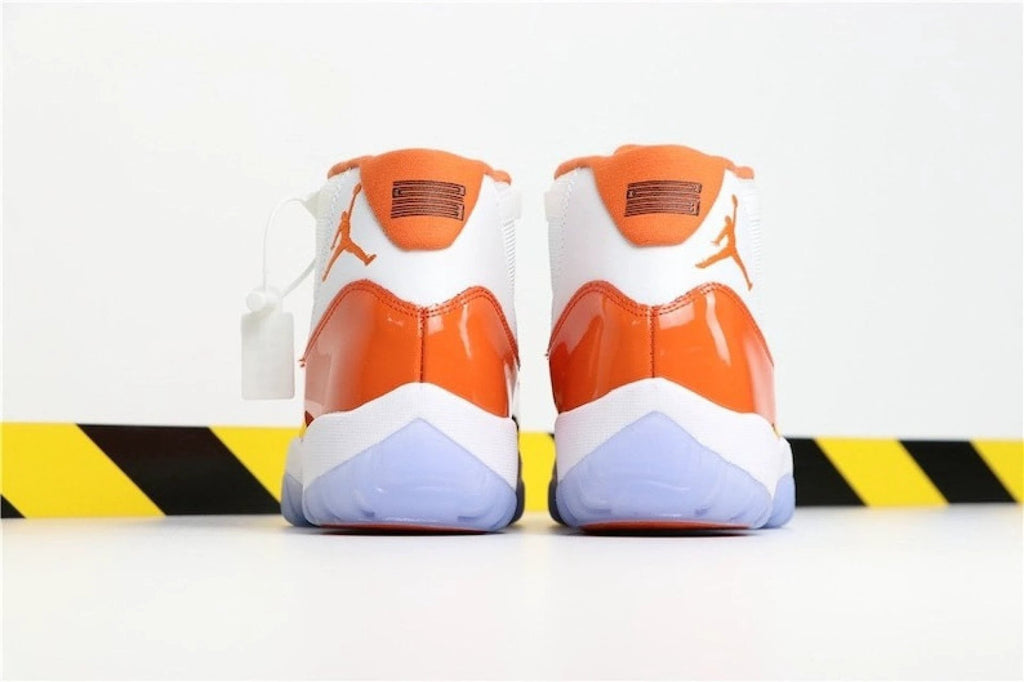 Air Jordan 11 ‘florida Gators’ White Orange Sneakers by Air Jordan