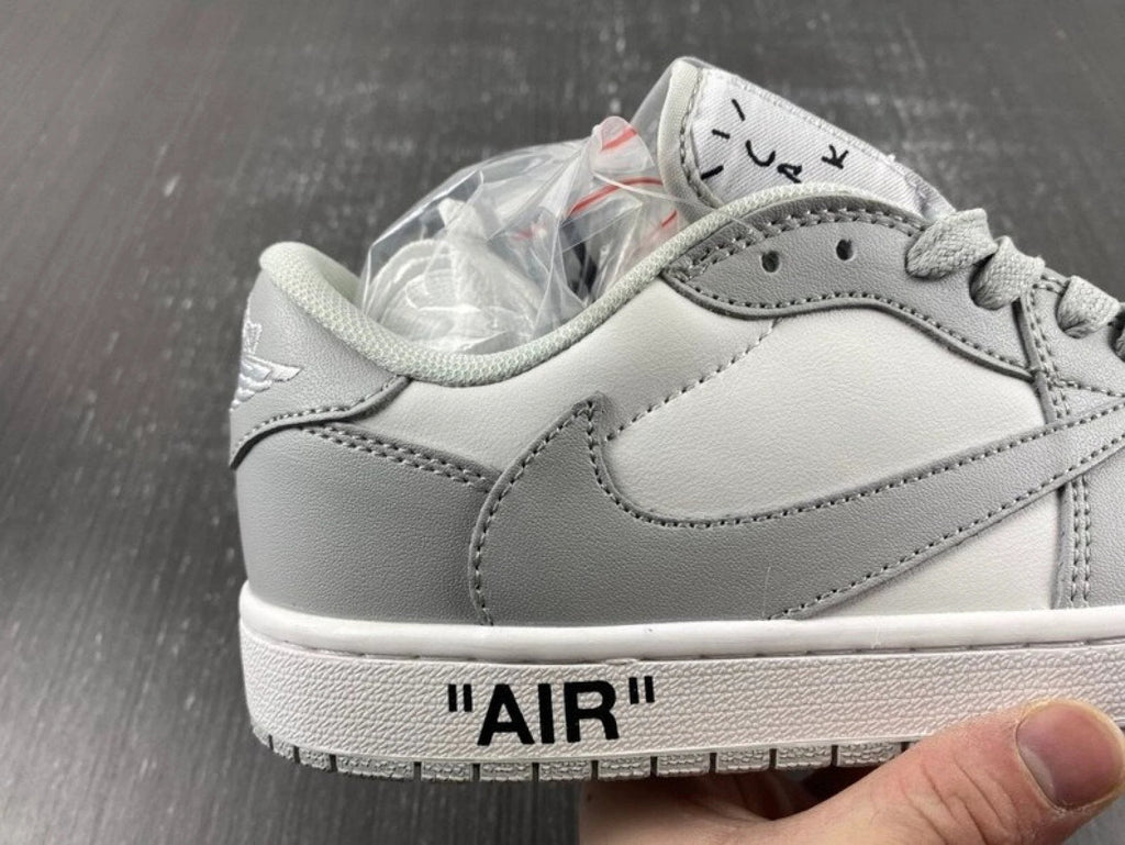 Travis Scott X Jordan 1 Low White Gray by Air Jordan