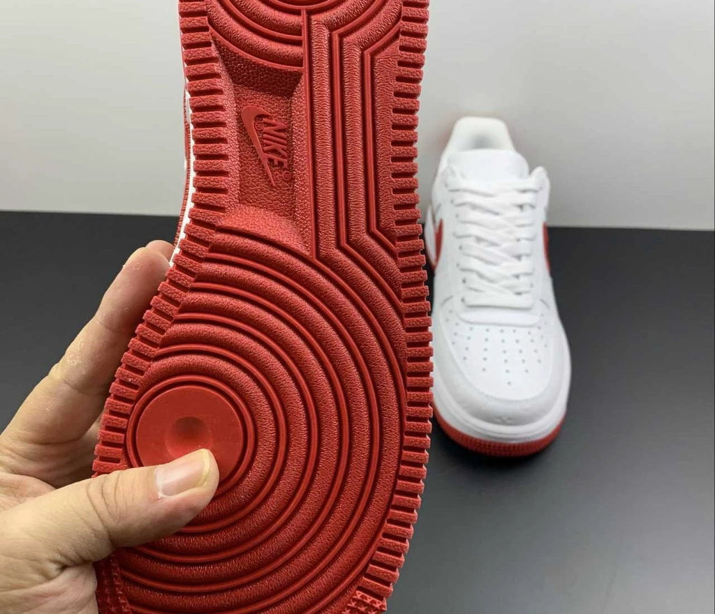 Air Force 1 Low Monogram White Red Off-White by Air Jordan