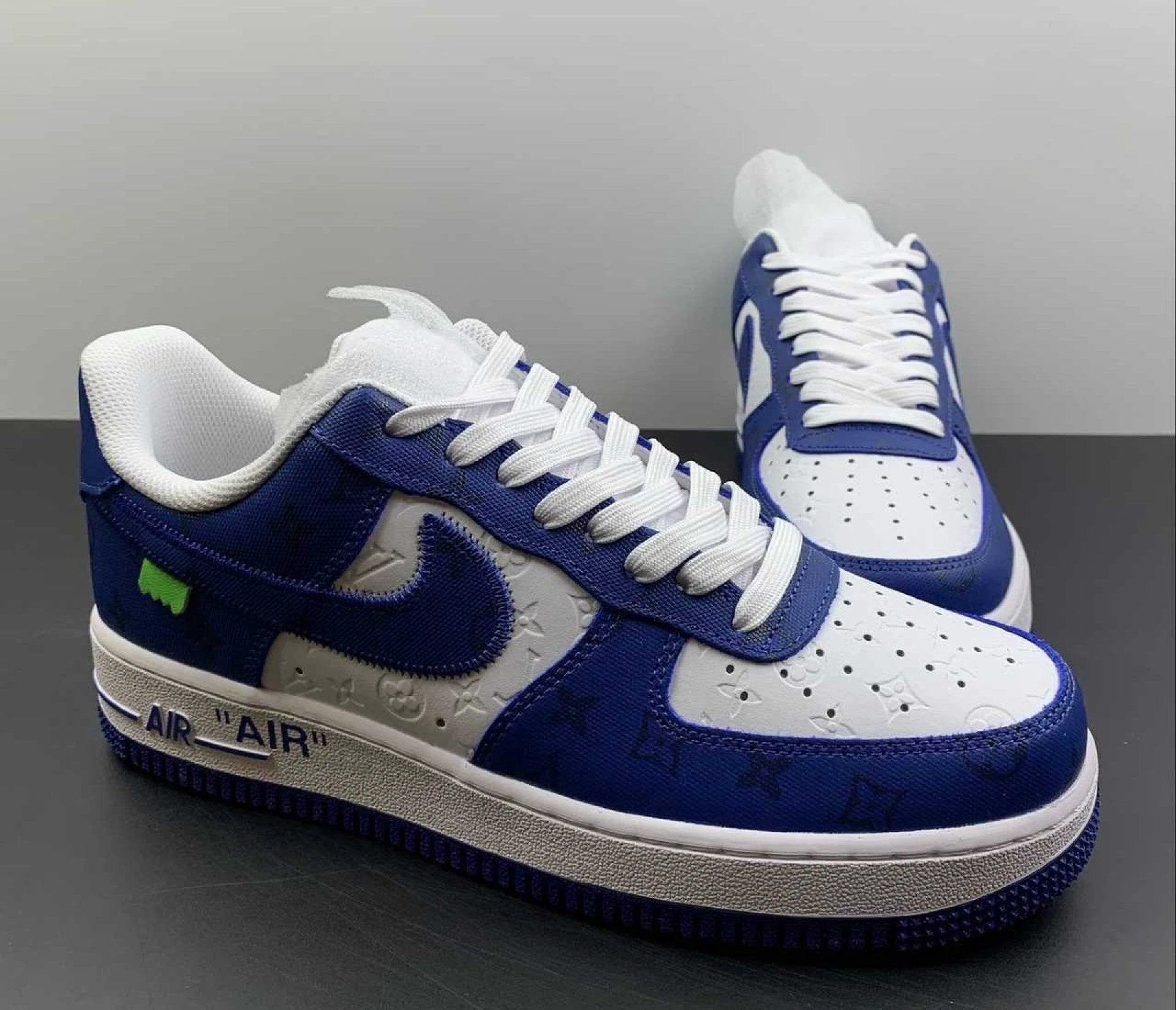 Air Force 1 Low “Monogram Off-White Blue White” by Air Jordan