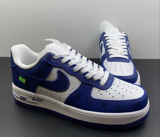 Air Force 1 Low “Monogram Off-White Blue White” by Air Jordan
