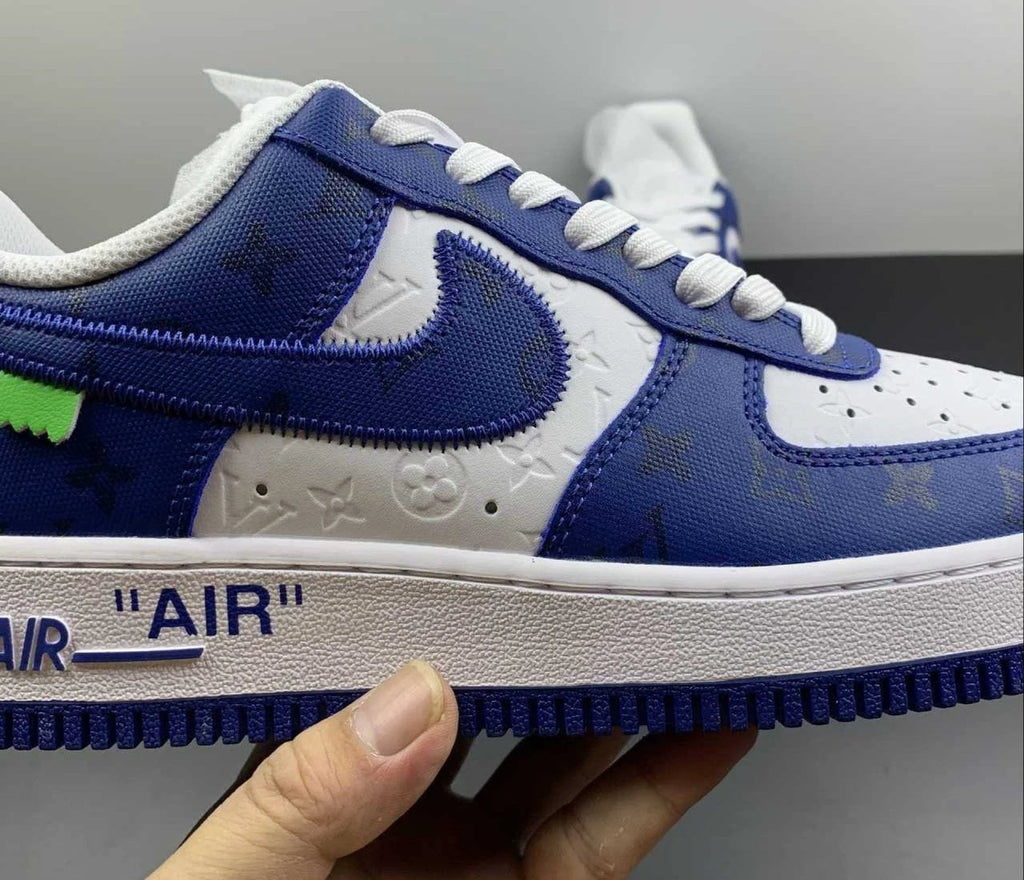 Air Force 1 Low “Monogram Off-White Blue White” by Air Jordan