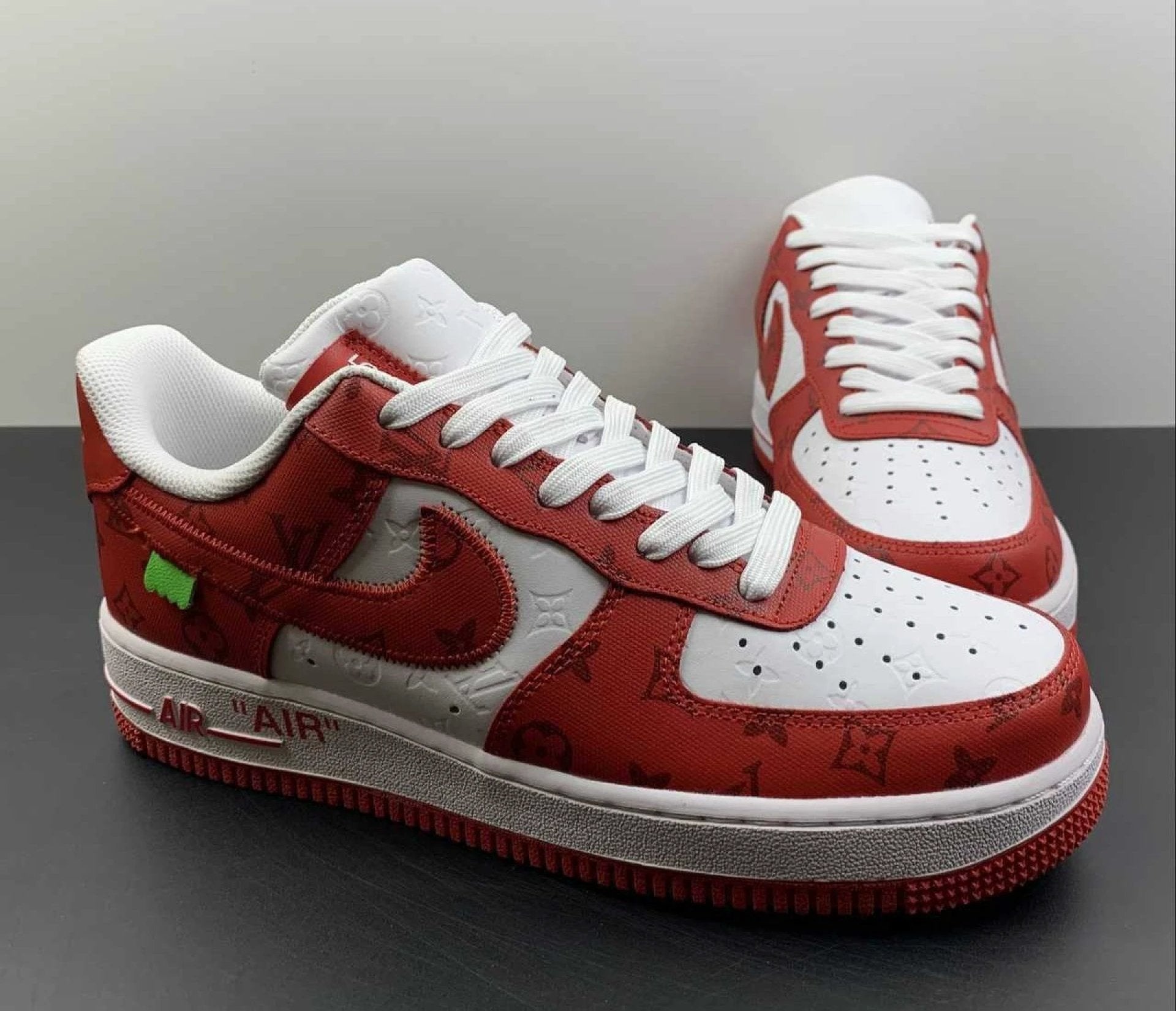 Air Force 1 Low “Monogram Red Off-White” by Air Jordan