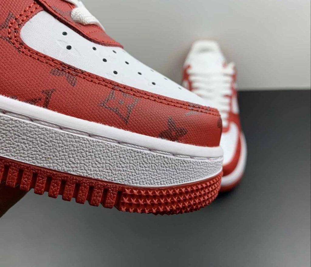 Air Force 1 Low “Monogram Red Off-White” by Air Jordan