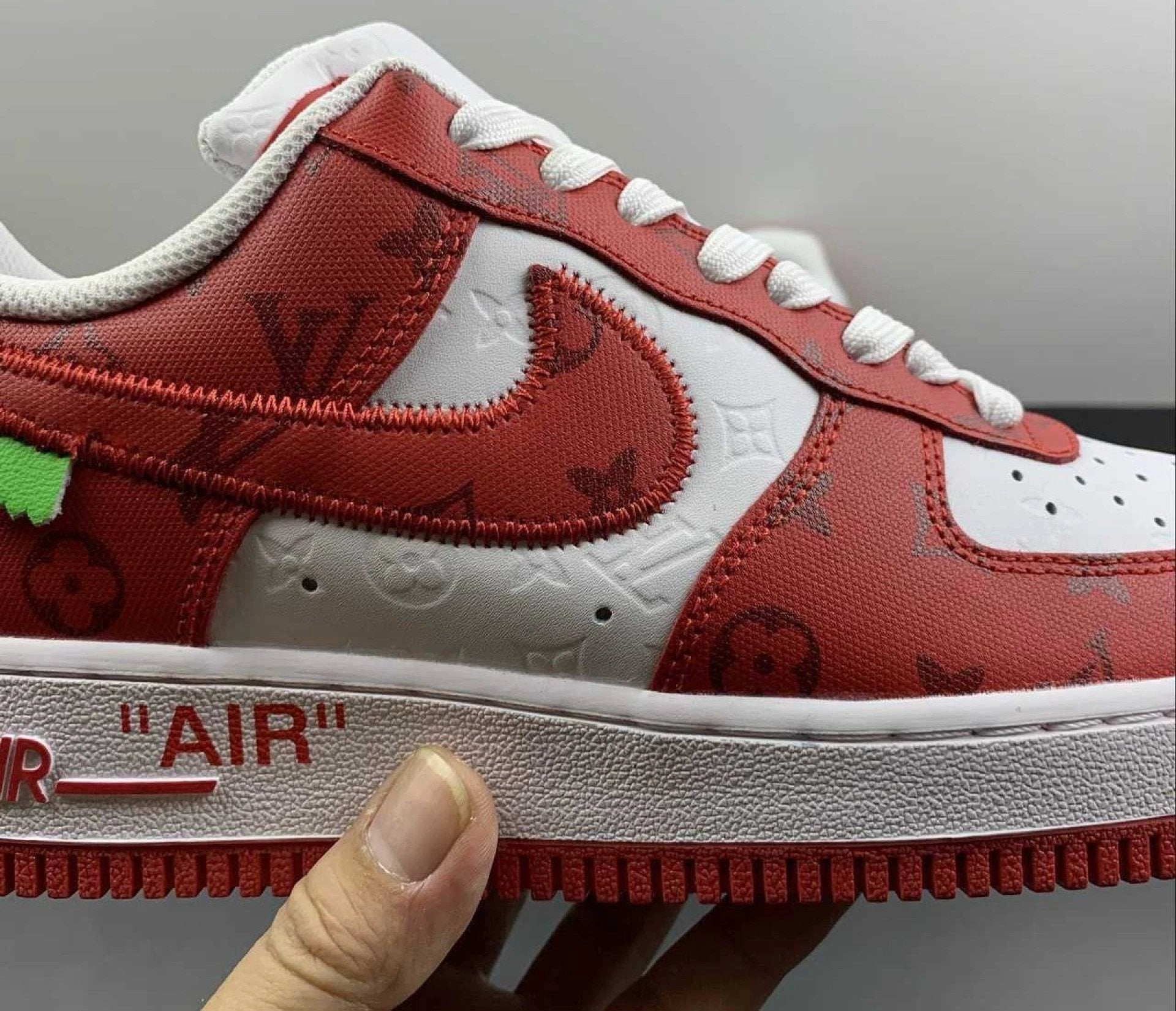 Air Force 1 Low “Monogram Red Off-White” by Air Jordan