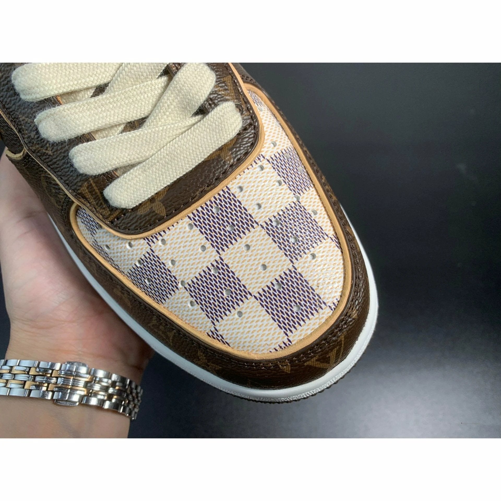 Air Force 1 Low “Monogram Brown Off-White” by Air Jordan