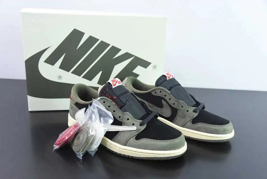Travis Scott x Air Jordan 1 Low OG “Black Olive” 2024 by Air Jordan