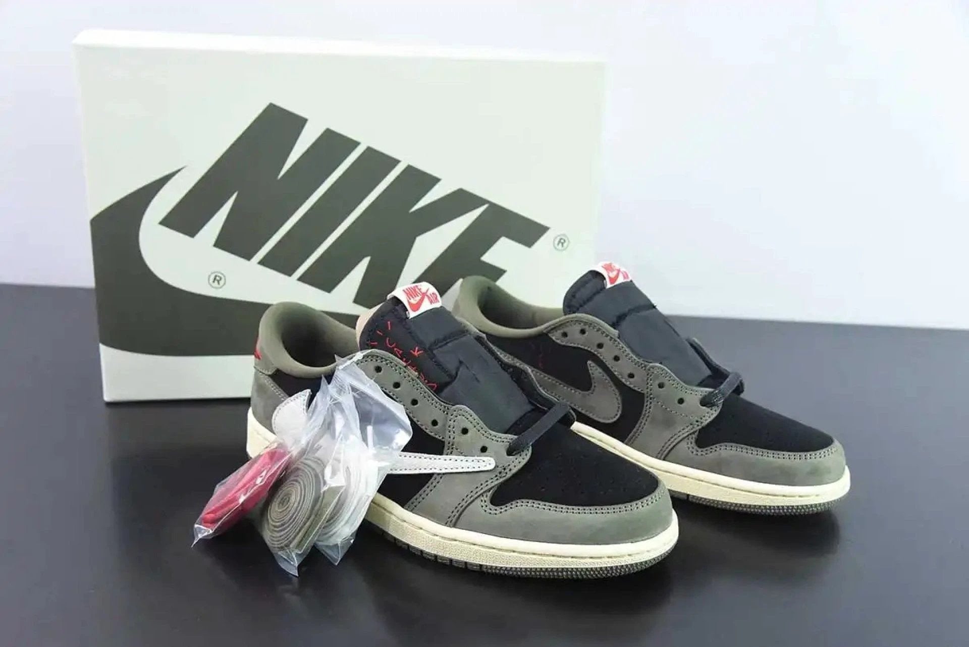 Travis Scott x Air Jordan 1 Low OG “Black Olive” 2024 by Air Jordan