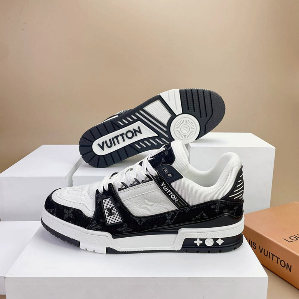 Luxury Virgil Trainer Sneakers White Black by Air Jordan