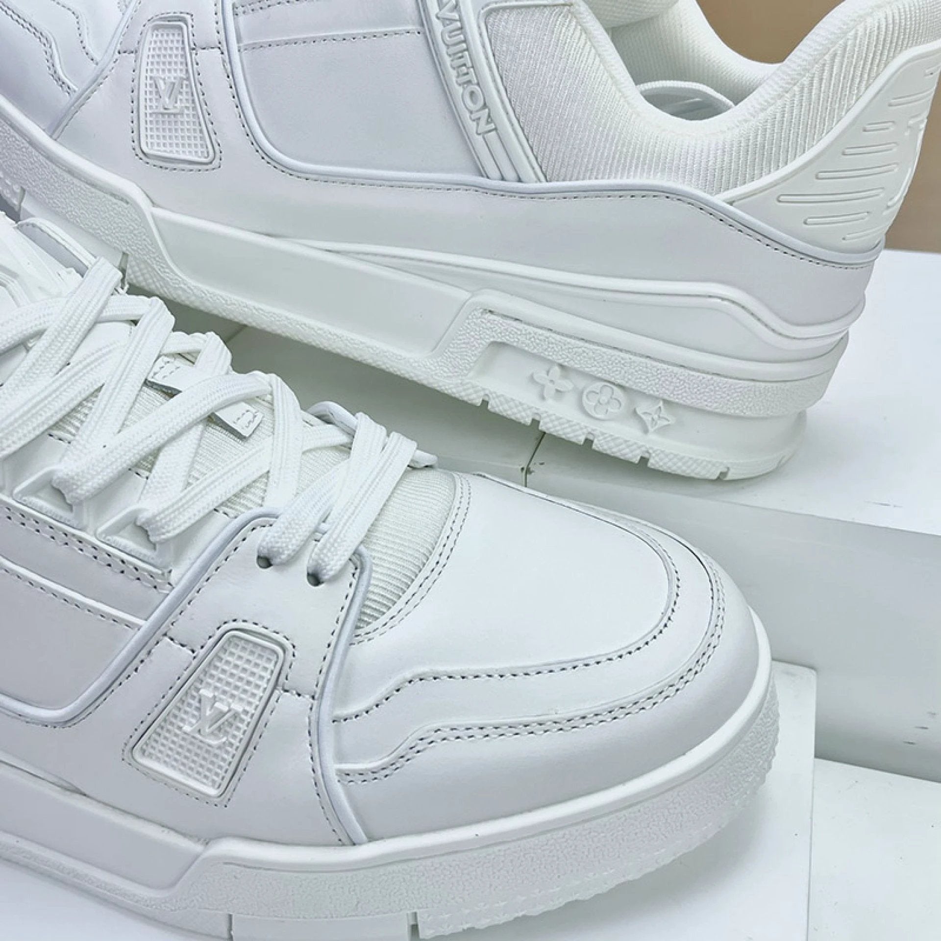 Luxury Virgil Trainer Sneakers White by Air Jordan