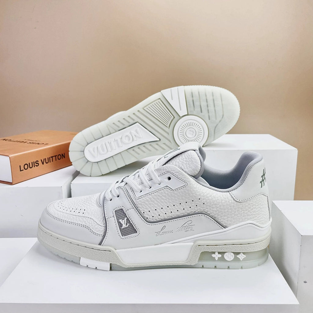 Luxury Virgil Trainer Sneakers White Signature by Air Jordan