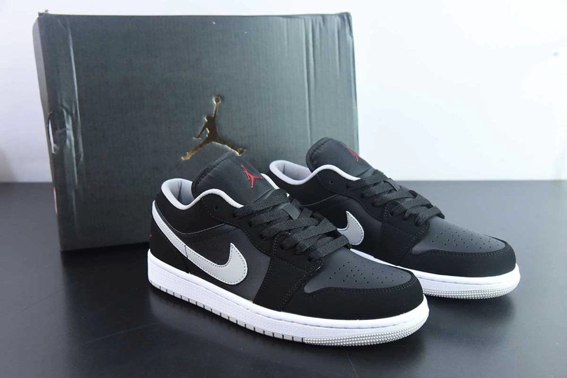 Air Jordan 1 Low Black Wolf Grey - Listinge by Air Jordan