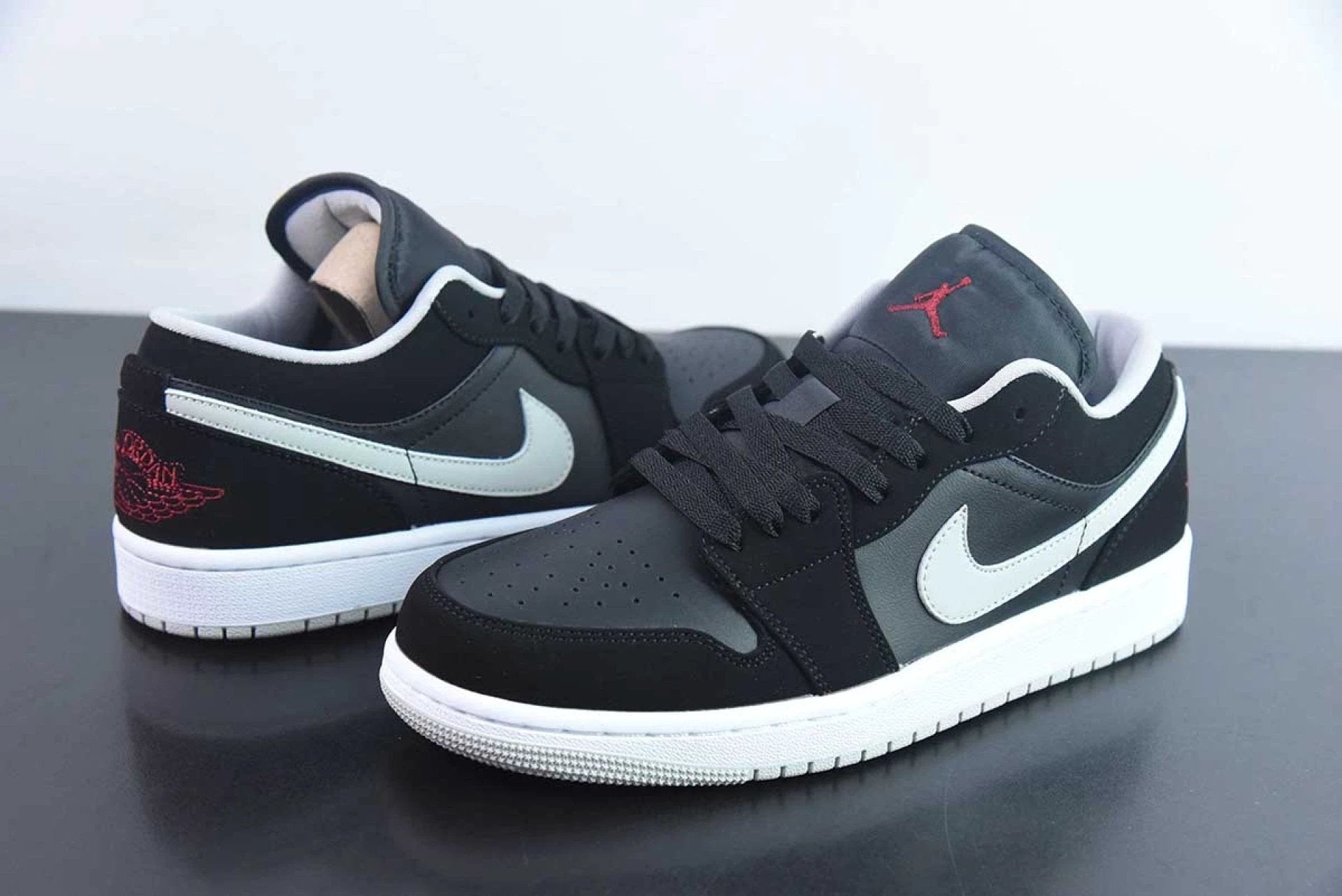 Air Jordan 1 Low Black Wolf Grey - Listinge by Air Jordan