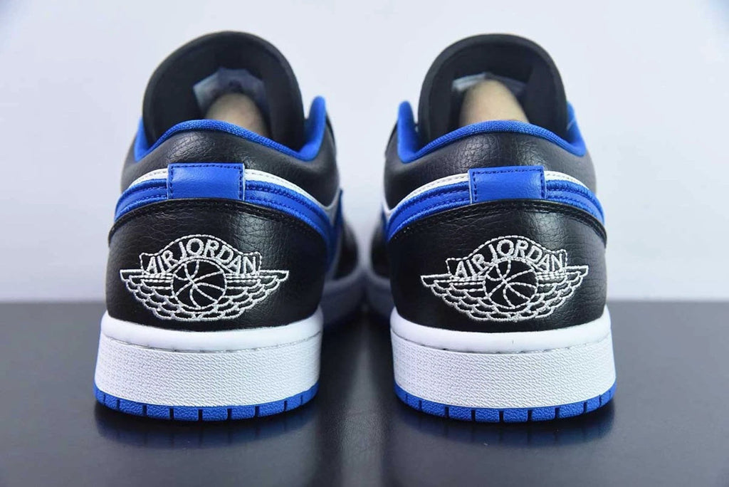 Air Jordan 1 Low Black Game Royal Metallic Platinum by Air Jordan