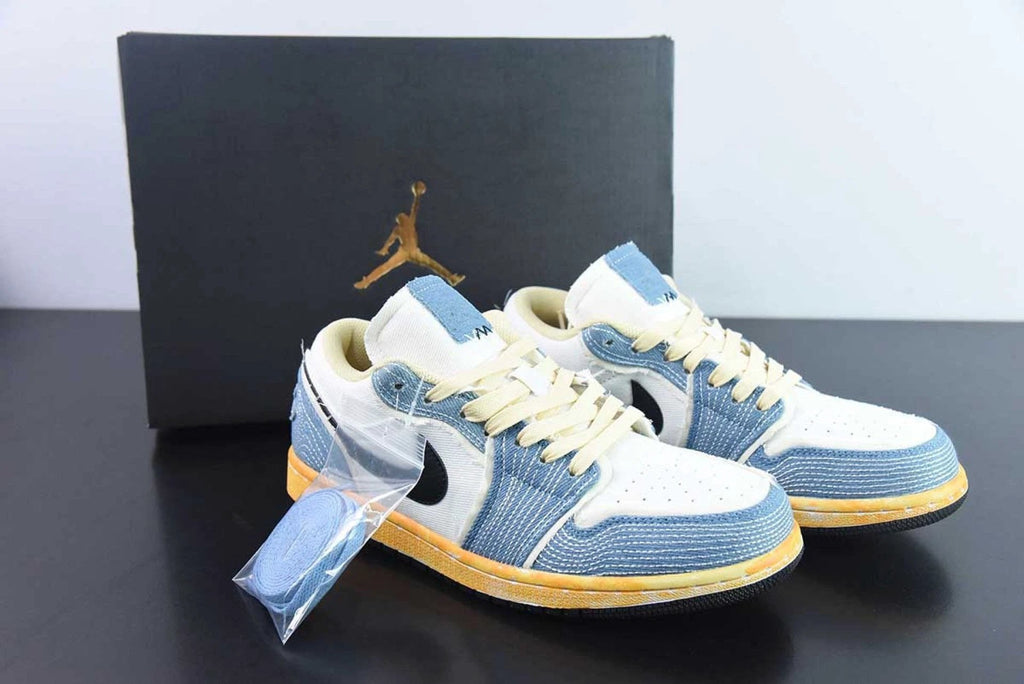 Air Jordan 1 Low SE WRMK Sashiko Denim by Air Jordan