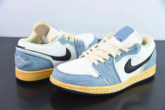 Air Jordan 1 Low SE WRMK Sashiko Denim by Air Jordan