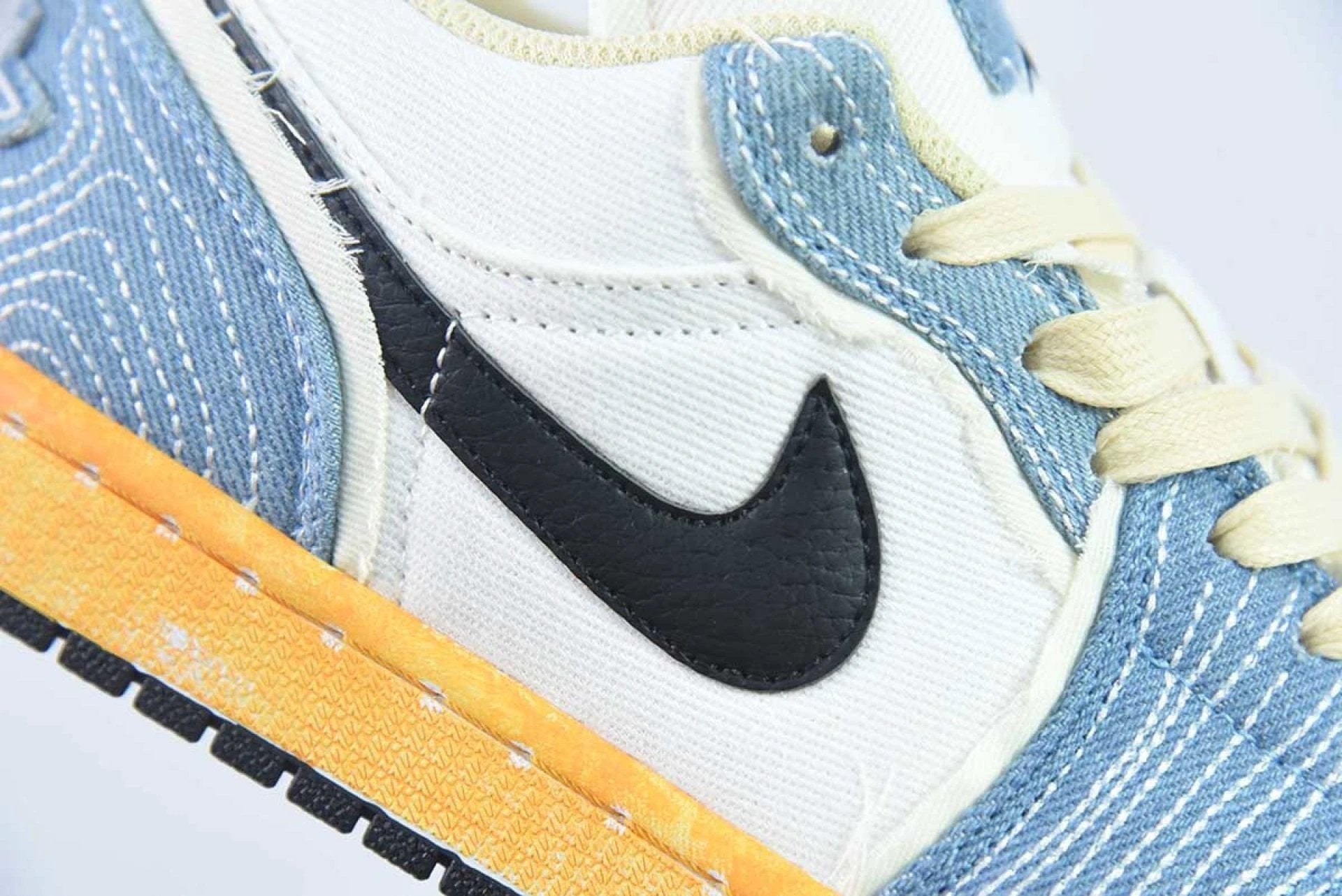 Air Jordan 1 Low SE WRMK Sashiko Denim by Air Jordan