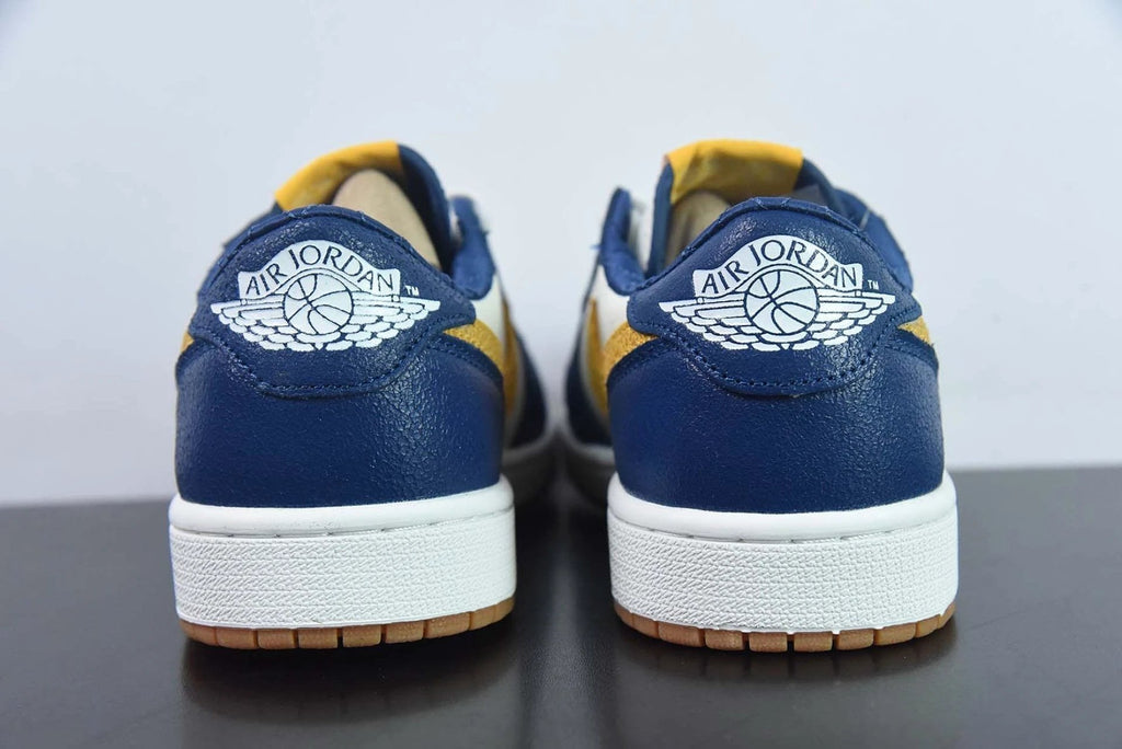 Air Jordan 1 Low OG “Marquette” PE Navy Blue White by Air Jordan