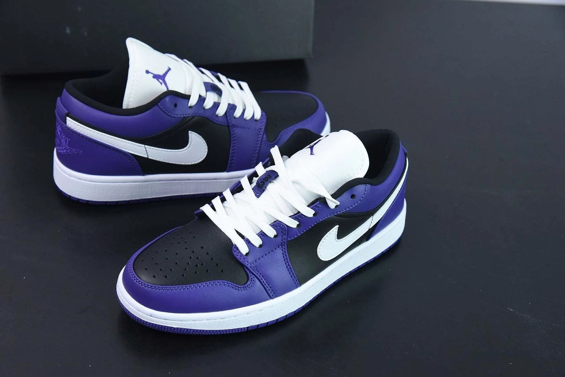 Air Jordan 1 Low Court Purple Black by Air Jordan