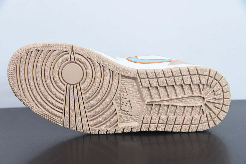 Custom Air Jordan 1 Low Sunset Haze White Bright Citrus by Air Jordan