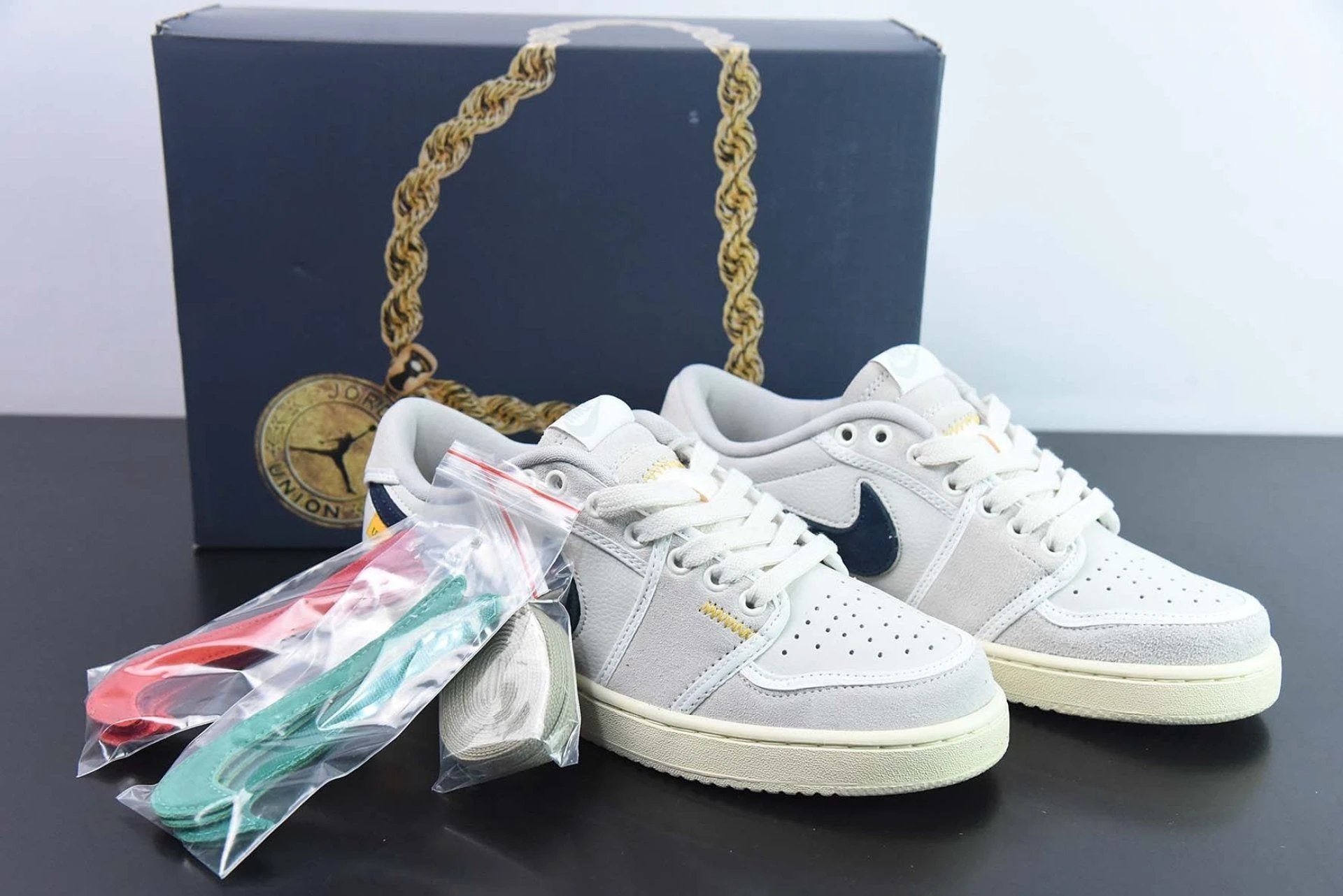 Air Jordan 1 Retro AJKO Low SP Union Sail Leather by Air Jordan