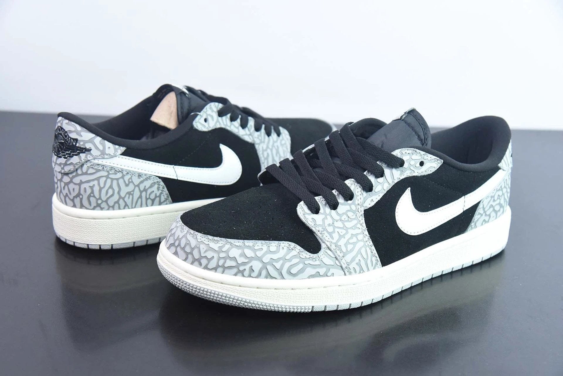 Air Jordan 1 Retro Low OG Black Cement by Air Jordan