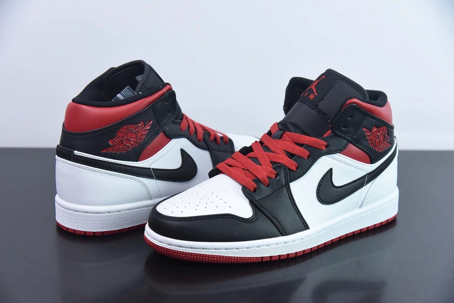 Air Jordan 1 Mid Gym Red Black Toe by Air Jordan