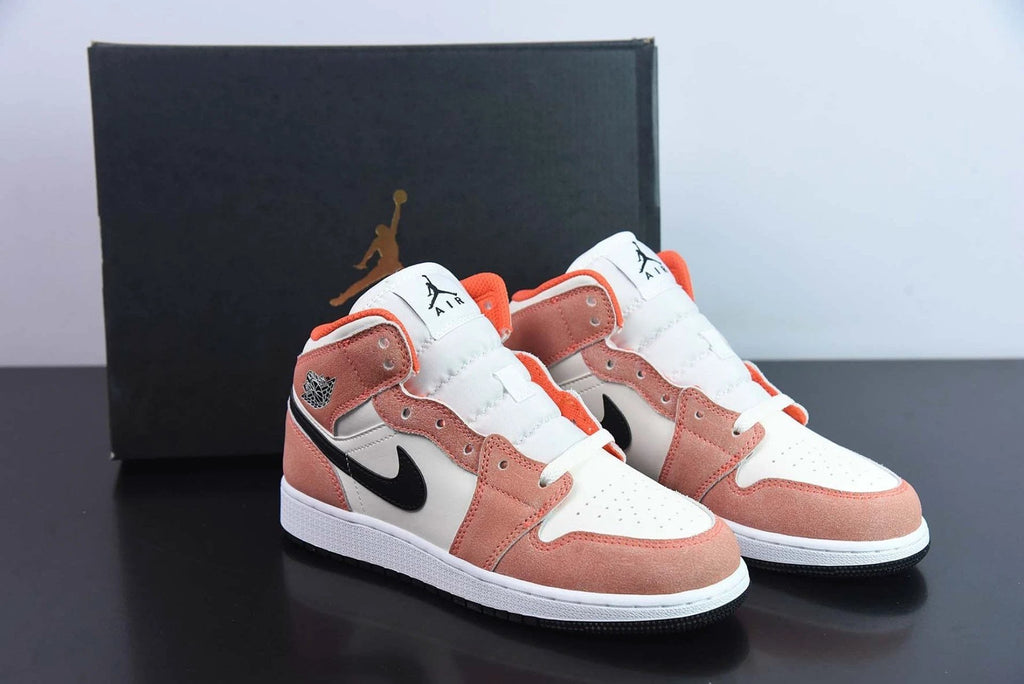 Air Jordan 1 Mid SE Orange Suede by Air Jordan