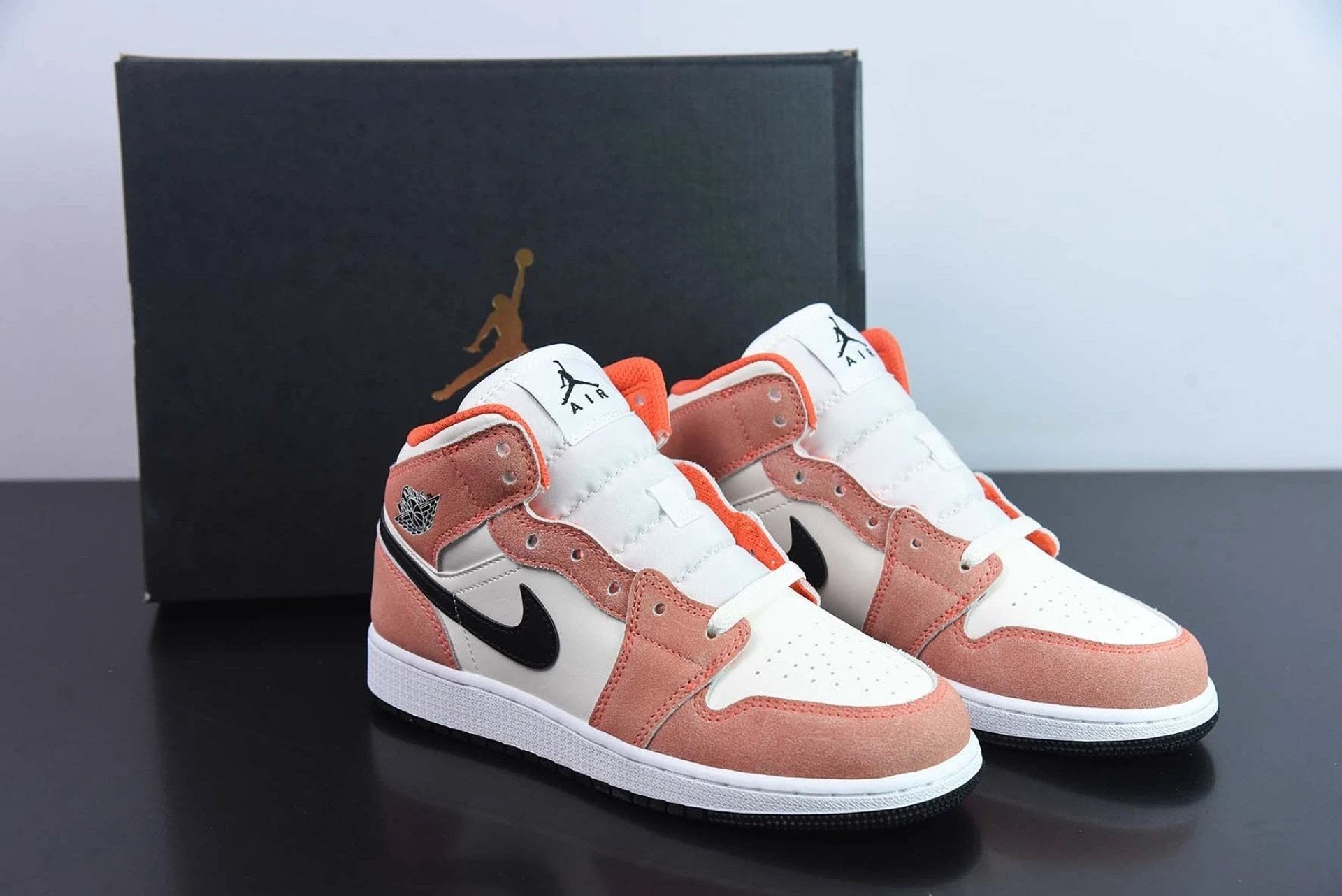 Air Jordan 1 Mid SE Orange Suede by Air Jordan