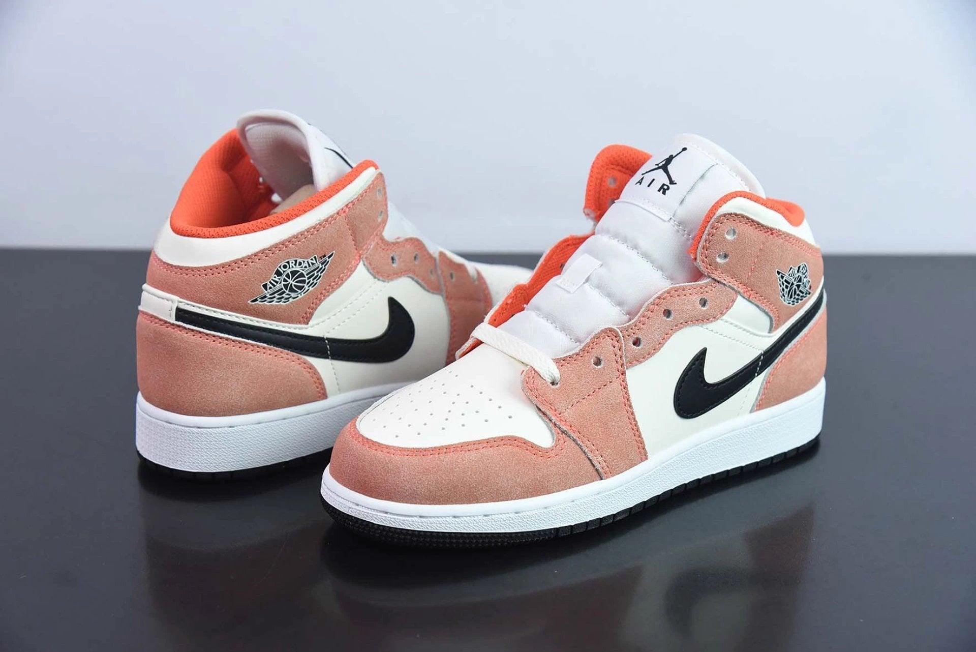 Air Jordan 1 Mid SE Orange Suede by Air Jordan