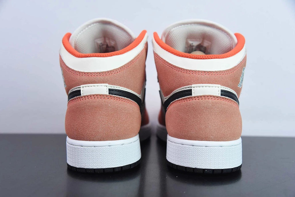Air Jordan 1 Mid SE Orange Suede by Air Jordan