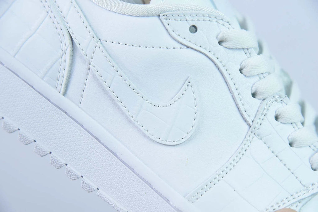 Air Jordan 1 Retro Low Golf White Croc by Air Jordan