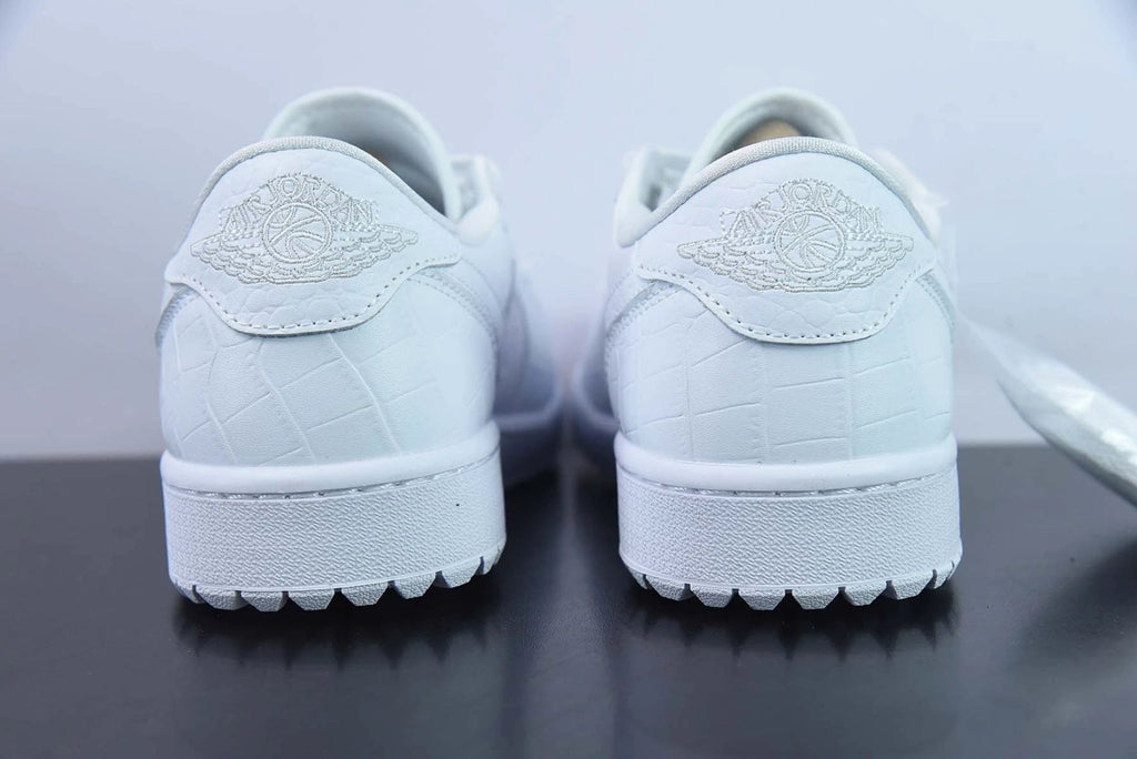 Air Jordan 1 Retro Low Golf White Croc by Air Jordan