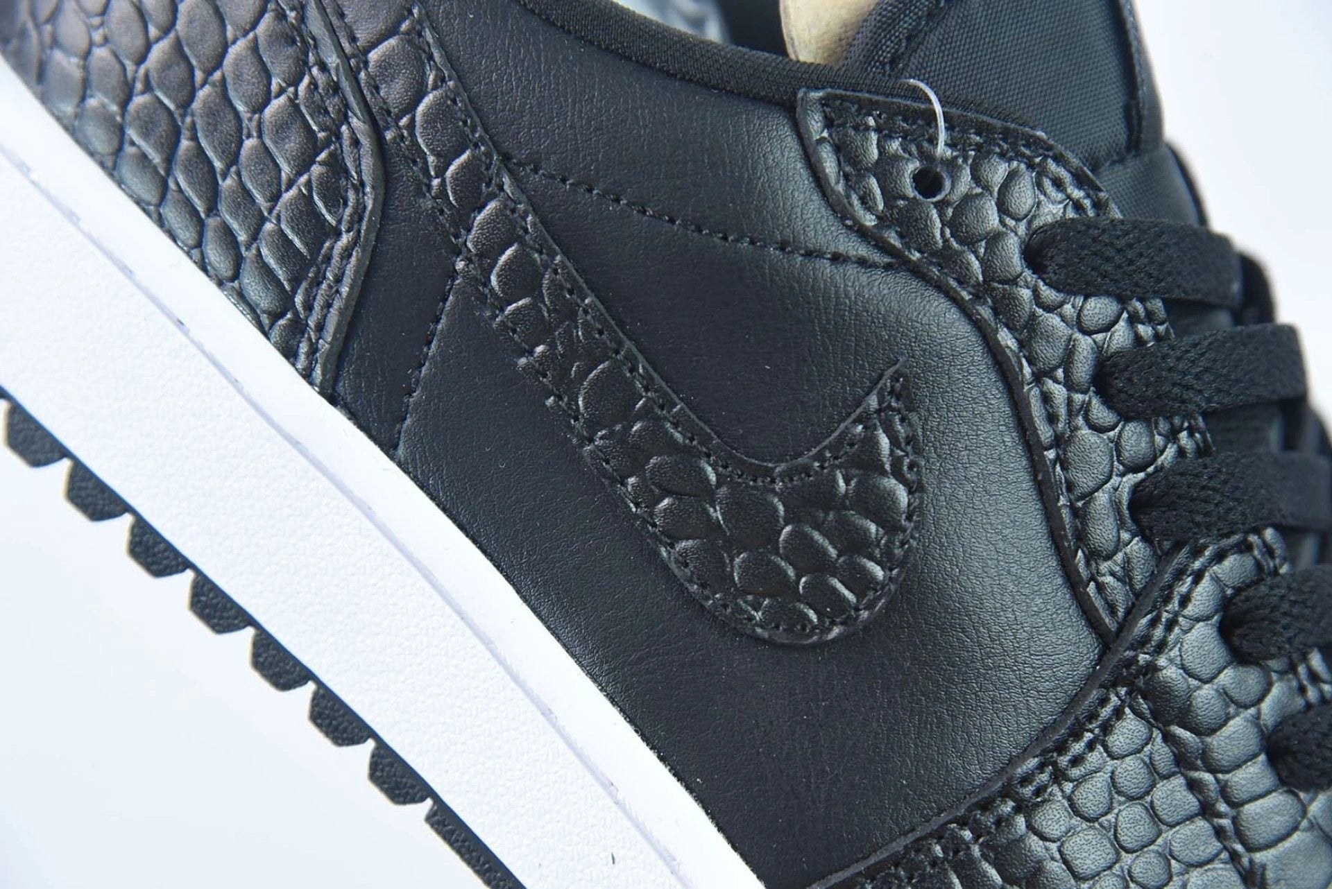 Air Jordan 1 Retro Low Golf Black Croc by Air Jordan