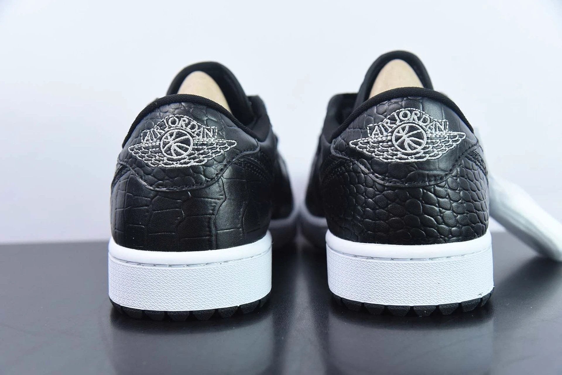 Air Jordan 1 Retro Low Golf Black Croc by Air Jordan
