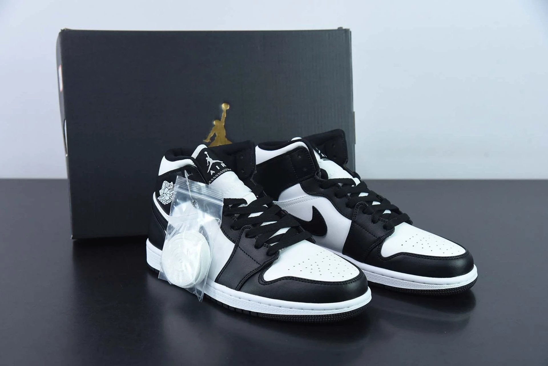 Air Jordan 1 Mid Panda Women's by Air Jordan