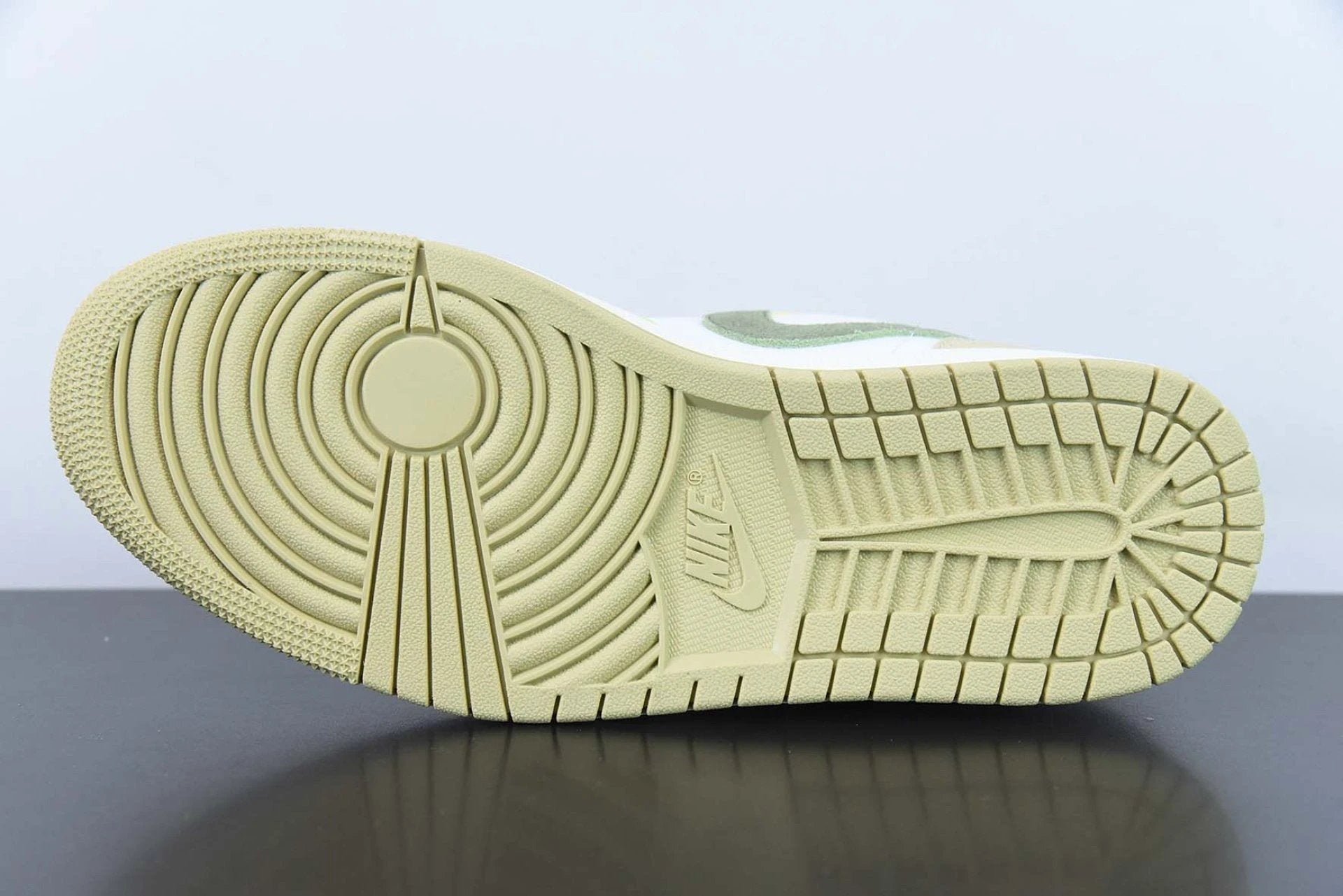 Air Jordan 1 Low Sail White Oil Green by Air Jordan
