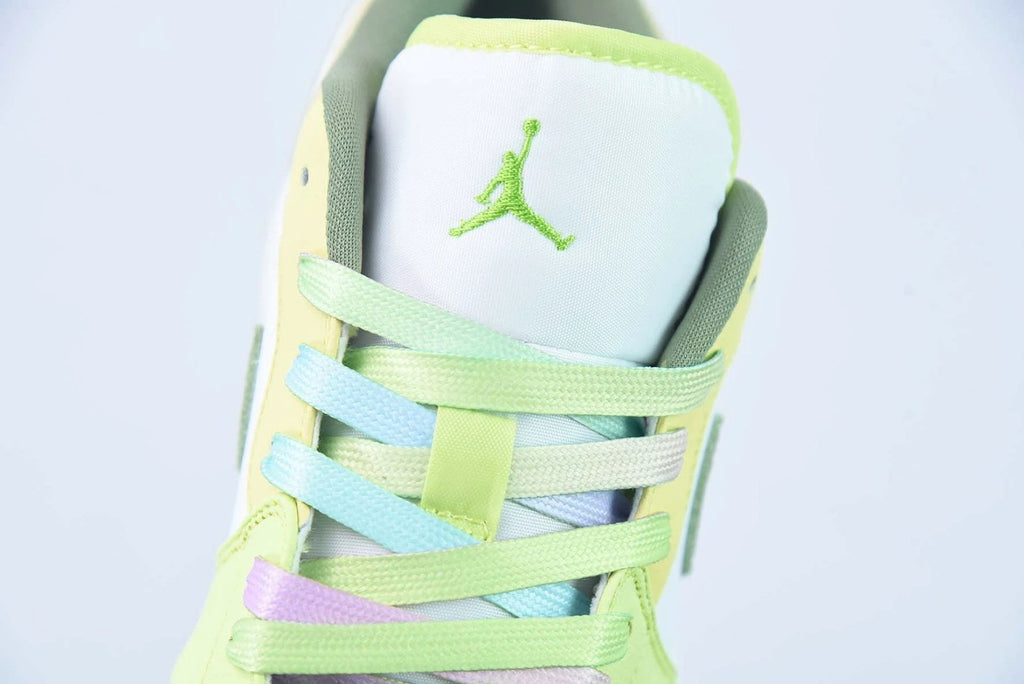 Air Jordan 1 Low Sail White Oil Green by Air Jordan