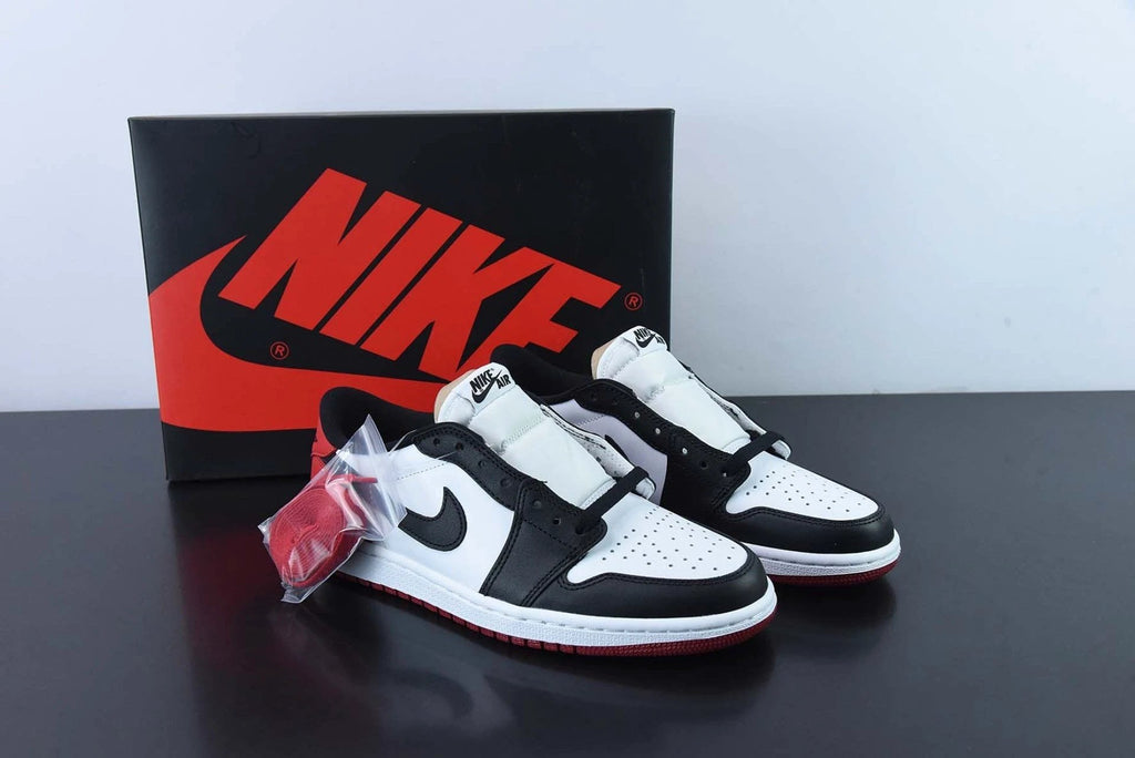 Air Jordan 1 Retro Low OG Black Toe by Air Jordan