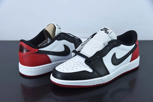 Air Jordan 1 Retro Low OG Black Toe by Air Jordan