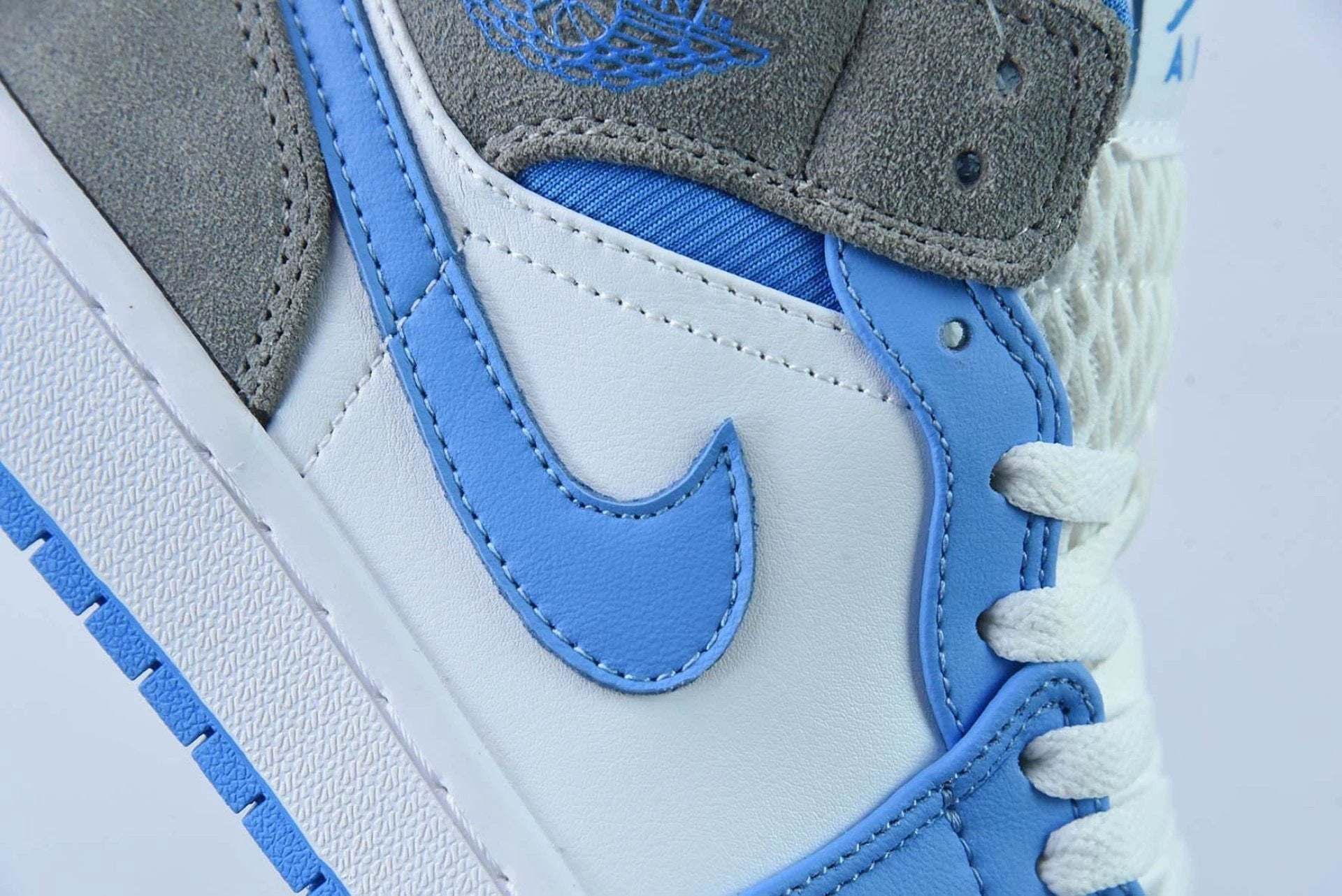 Air Jordan 1 Mid University Blue Grey by Air Jordan