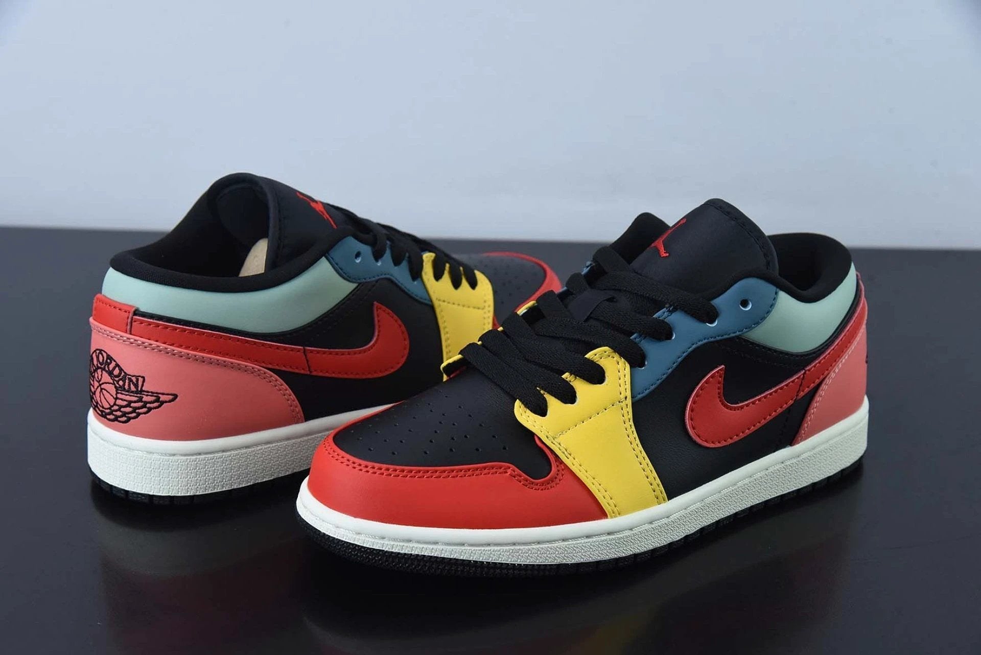Air Jordan 1 Low SE Black Multi-Color by Air Jordan