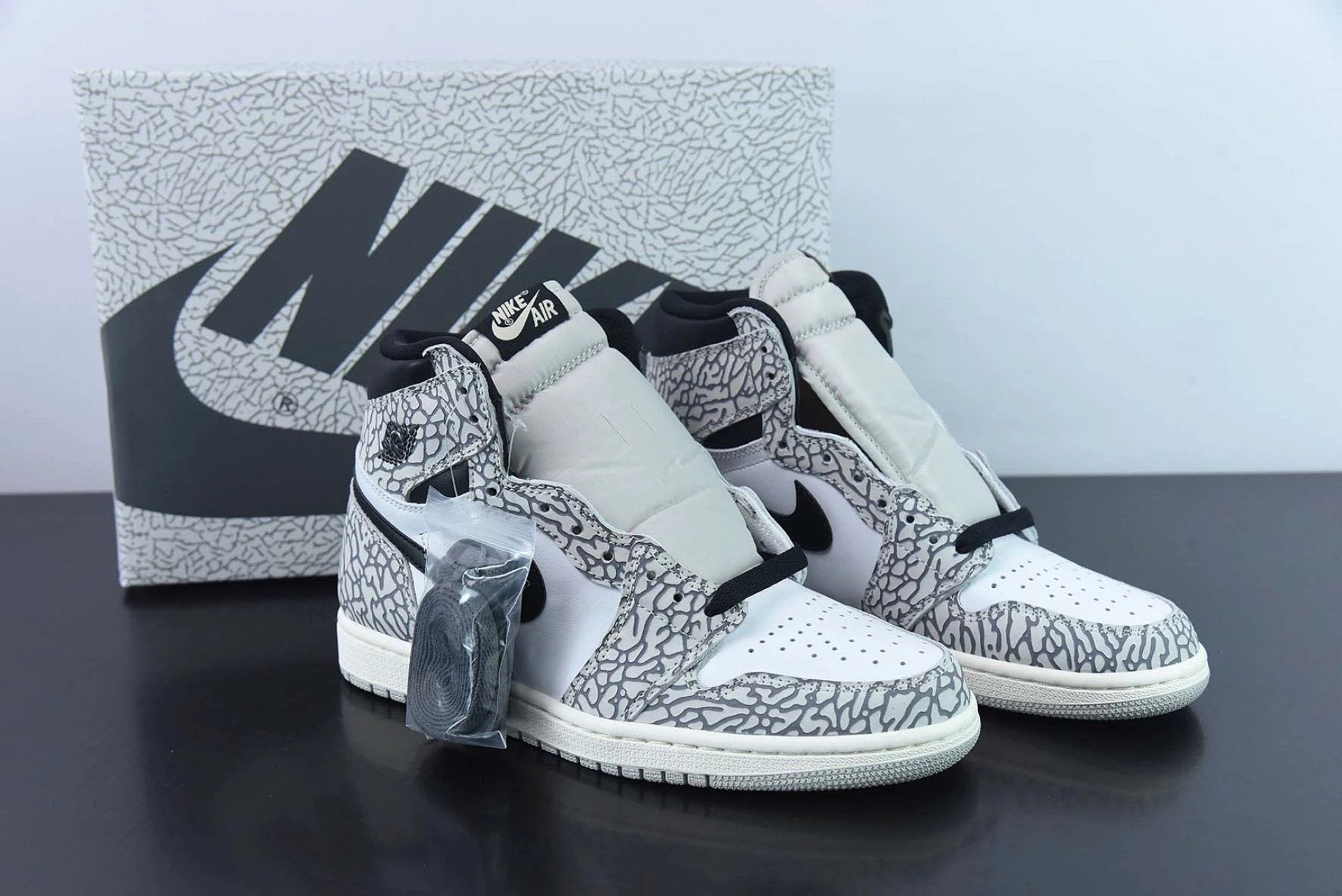 Air Jordan 1 Retro High OG White Cement by Air Jordan