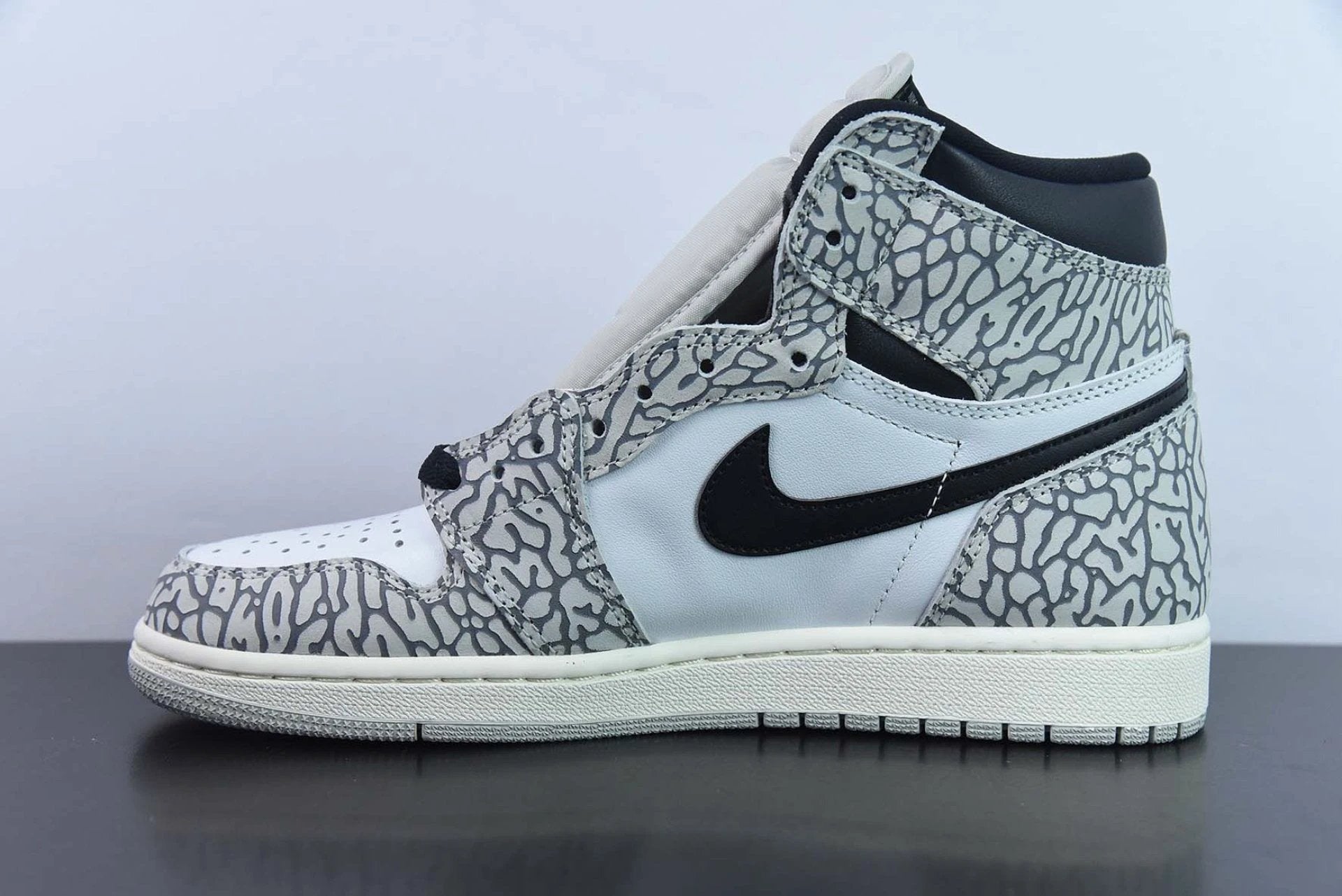 Air Jordan 1 Retro High OG White Cement by Air Jordan