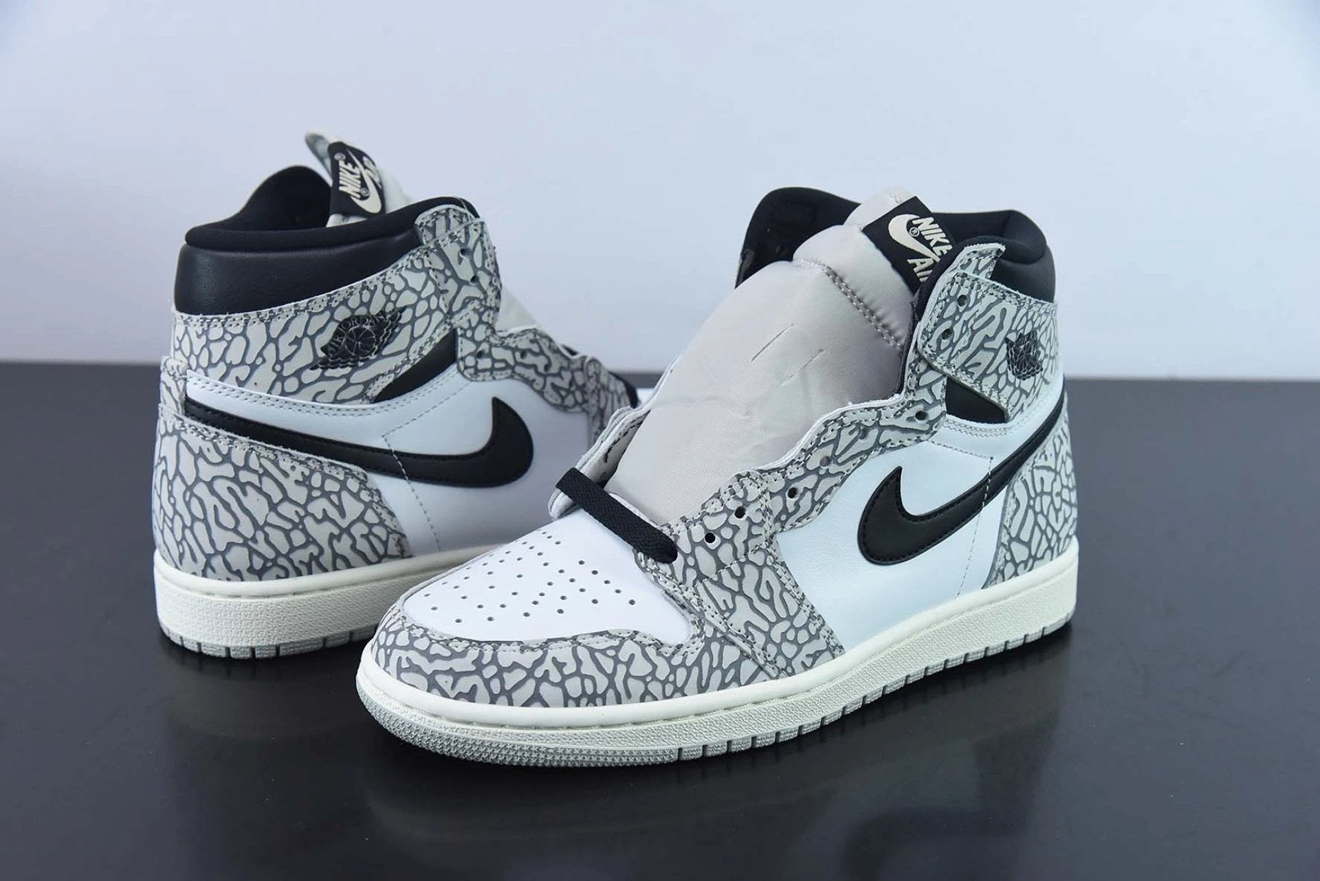 Air Jordan 1 Retro High OG White Cement by Air Jordan
