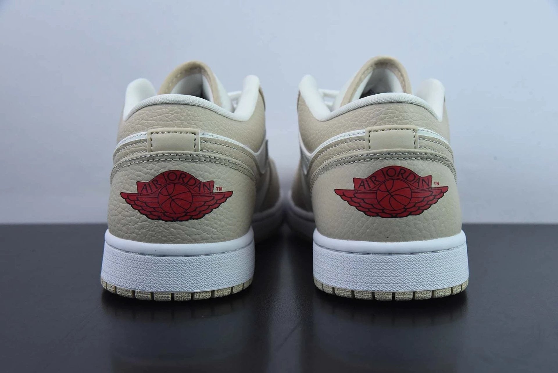 Air Jordan 1 Low Features Heavy Tumbled Tan Leather by Air Jordan